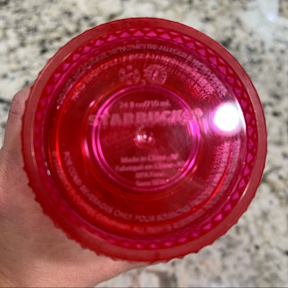 Starbucks 2019 Holiday Pink Studded Tumbler (no straw) - Picture 6 of 8